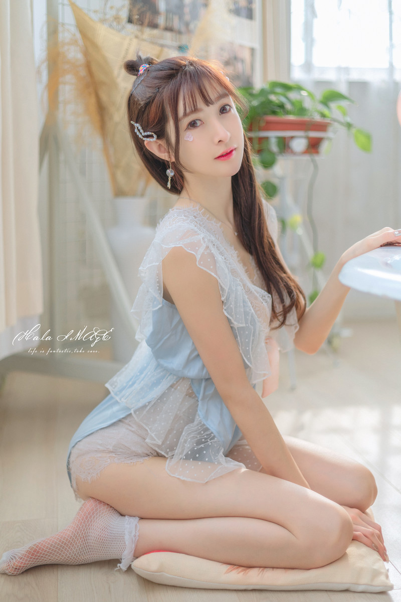 Wang Yushan barbieshy - No.08 lace one piece bikini(9)